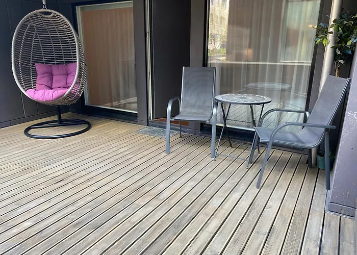 Rotermanni Studio Apartment, Large Terrace